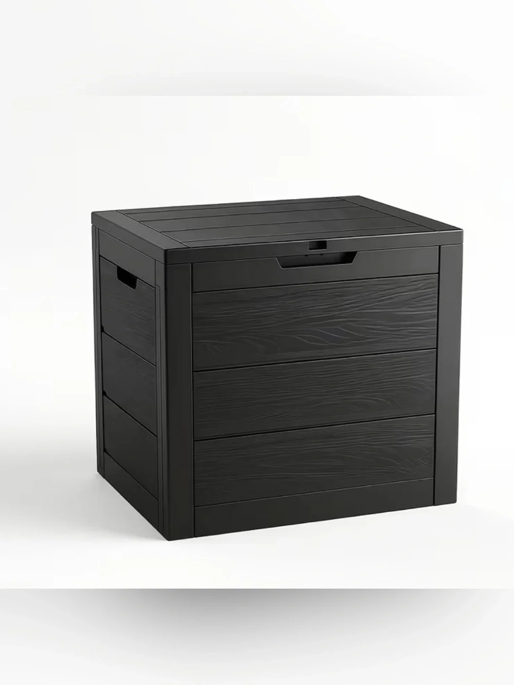 35 Gallon Resin Deck Box, Waterproof UV Resistant Outdoor Storage Box new
